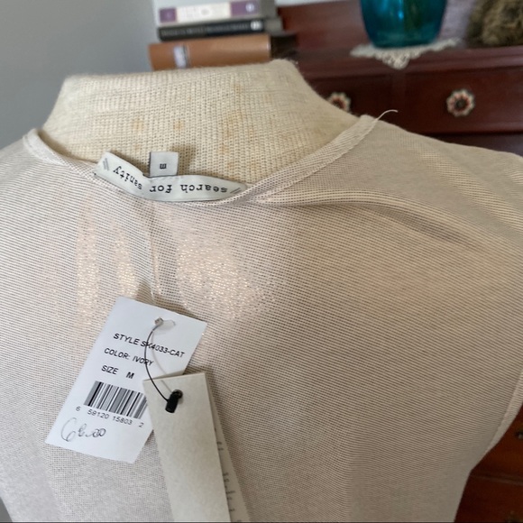 Nordstrom Sleeveless Top NWT Shimmer Golden - Picture 9 of 11